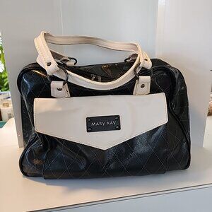 Vintage Mary Kay Consultant Shoulder Bag Tote Missing Dividers Wear on Handles